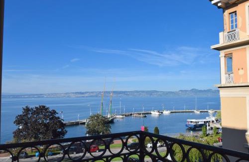 Evian-les-Bains Apartamento | Appartement charmant avec balcon, wifi et animaux admis à Évian-les-Bains - FR-1-498-14