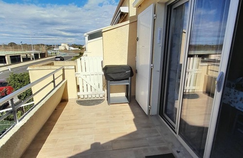 Marseillan Plage Apartamento | Appartement Climatisé, Situé Dans une Résidence Sécurisée Avec Piscine