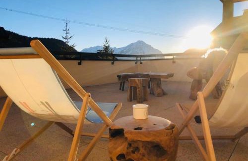 Vaujany Apartamento | Appartement Cocooning-sauna-jacuzzi