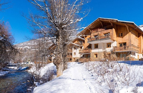 Saint-Chaffrey Condominio | Apartamento de 3 dormitorios para 8 personas en Lagrange Le Hameau du Rocher Blanc