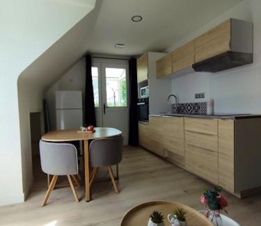 Saint-Lormel Apartamento | Appartement cosy à Saint-Lormel, 40 m², terrasse incluse