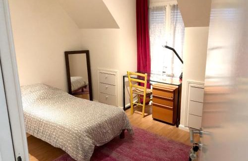 Sannois Apartamento | Appartement cosy à Sannois de 110 m² avec jardin clôturé