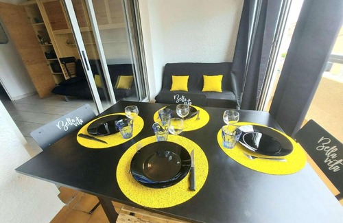 Marseillan Plage Apartamento | Appartement cosy 4 pers avec piscine, à 5 min de la plage - FR-1-326-761