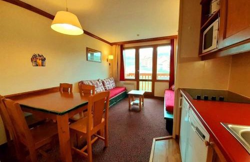 Plagne Soleil Apartamento | Appartement cosy avec balcon et accès ski aux pieds à Plagne Soleil - FR-1-351-89