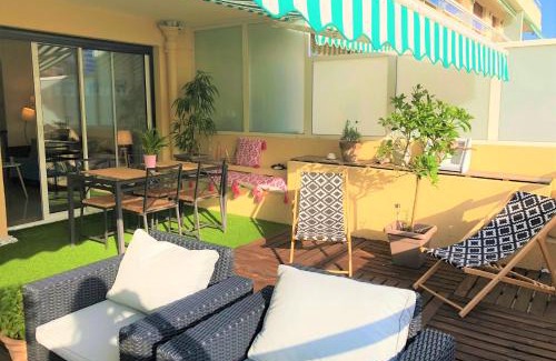 Riou - Petit Juas - Av de Grasse Apartamento | Appartement Cosy Calme Central-Terrasse Proche Palais
