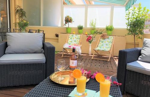 Riou - Petit Juas - Av de Grasse Apartamento | Appartement Cosy Calme Central-Terrasse Proche Palais