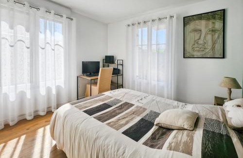 Magny-le-Hongre Apartamento | Appartement cosy près Disney, jardin & terrasse
