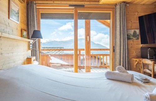 Cognet Apartamento | Appartement de luxe à l'Alpe d'Huez, sur les pistes, terrasses, parking, 175m² pour 8 personnes - FR-1-645-37