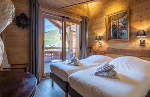 Cognet Apartamento | Appartement de luxe à l'Alpe d'Huez, sur les pistes, terrasses, parking, 175m² pour 8 personnes - FR-1-645-37
