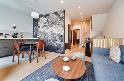 Saint-Mande Apartamento | Appartement de luxe 3 BR avec Salon TV