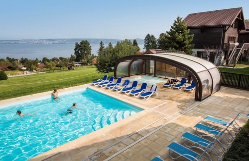 Evian-les-Bains Condominio | Apartamento Douillet + Vue sur Lac | Piscine couverte + Sauna