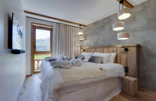 Le Fornet Apartamento | Appartement duplex à Val d'Isère, sauna, cheminée, 4 chambres en suite, parking, pour 8 personnes - FR-1-567-123