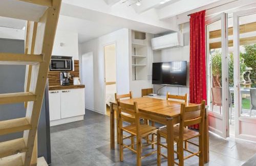 Marseillan Plage Apartamento | Appartement duplex climatisé avec terrasse, 1 chambre, parking privé, proche plage - FR-1-326-559