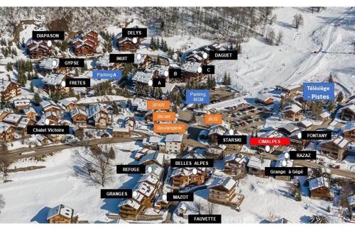 Meribel Village Apartamento | Appartement Duplex Ski aux Pieds, Cheminée, Piscine et Spa, Méribel Village - FR-1-566-35