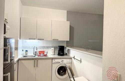 Lamalou-les-Bains Apartamento | Appartement F2 climatisé à Lamalou-les-Bains, terrasse, proche centre et thermes, animaux acceptés - FR-1-451-167