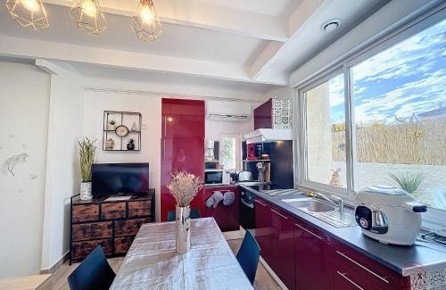 Lamalou-les-Bains Apartamento | Appartement F2 Climatisé avec Terrasse à 100m des Thermes et du Centre de Lamalou-les-Bains - FR-1-451-201