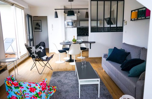 Brive-la-Gaillarde Apartamento | ★ Appartement Epuré ★ Climatisé ★ Terrasse