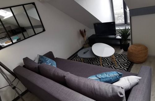 Donville-les-Bains Apartamento | Appartement Cosy, 300m de la mer