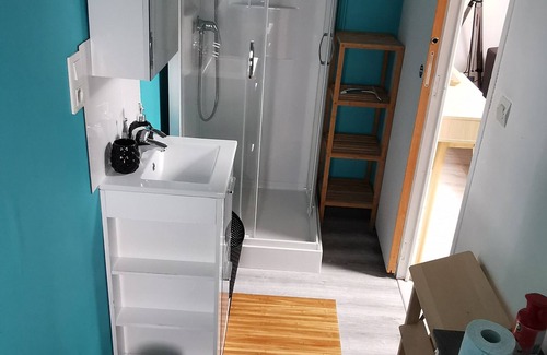 Donville-les-Bains Apartamento | Appartement Cosy, 300m de la mer