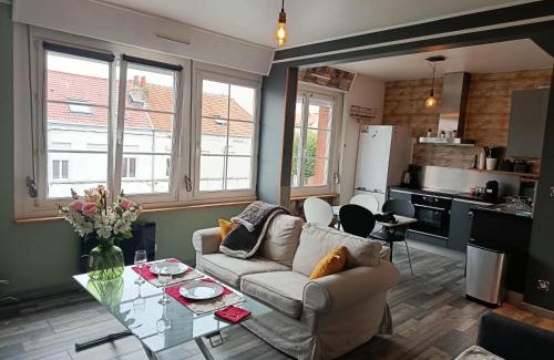 La Celle-sous-Gouzon Apartamento | Appartement MODERNE ET RENOVE Capacité 4 personnes, 1 chambre, Terrasse in Dunkerque