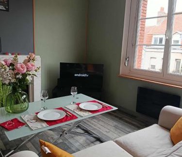 La Celle-sous-Gouzon Apartamento | Appartement MODERNE ET RENOVE Capacité 4 personnes, 1 chambre, Terrasse in Dunkerque