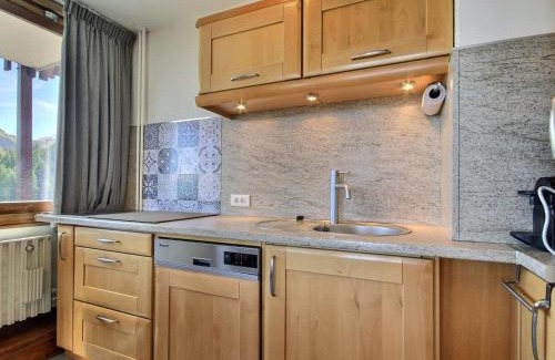 Plagne Centre Apartamento | Appartement 2 pièces au pied des pistes, balcon, cuisine équipée - FR-1-455-259