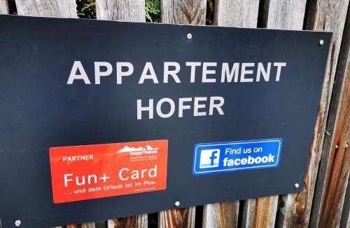 Niedernsill Apartamento | Appartement Hofer