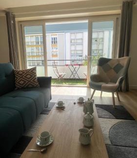 Saint-Nazaire Apartamento | Appartement Hyper-Centre 3 Chambres 3 Salles de Bain Parking