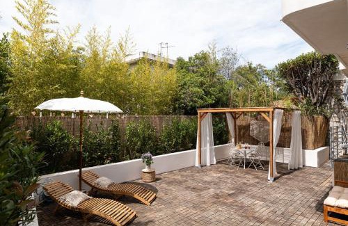 Antibes Apartamento | Appartement Jardin La Bohémienne du Mandara Beach , Juan-les-Pins, Cote d Azur