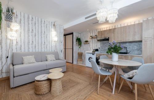 Antibes Apartamento | Appartement Jardin La Bohémienne du Mandara Beach , Juan-les-Pins, Cote d Azur