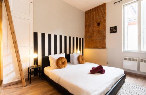 Arnaud Bernard Apartamento | Appartement " L'Ambrée " - Terrasse - Calme - WIFI - Plein Centre - Atypique