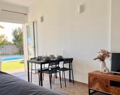 Ortale de Biguglia Apartamento | Appartement l'Arancetu vue mer avec piscine
