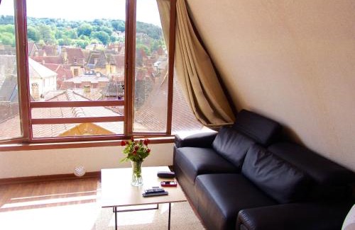 Sarlat-la-Caneda Historic Center Apartamento | Appartement la Belle Vue Panoramique