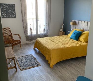 Gruissan Apartamento | Appartement la corde a linge Gruissan village avec terrasses