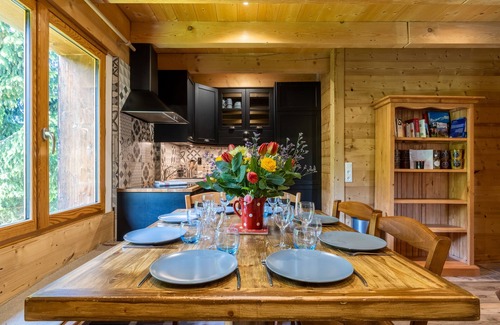 Les Clefs Chalet De Esquí | La Tournette-Chalet-Superior-Baño con ducha-Vista a la Montana