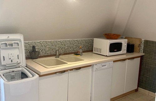 Piton Saint-Leu Apartamento | Appartement le Guétali, T3 de 60m² à l'étage, 2 chambres. Vue jardin et mer