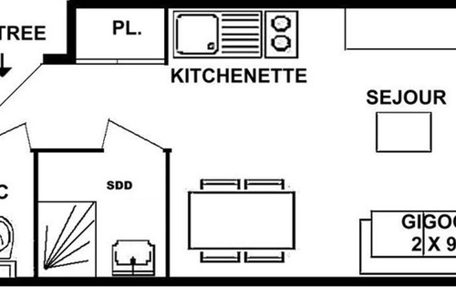 Les Saisies Apartamento | Appartement Les Saisies, 2 pièces, 4 personnes - FR-1-594-154