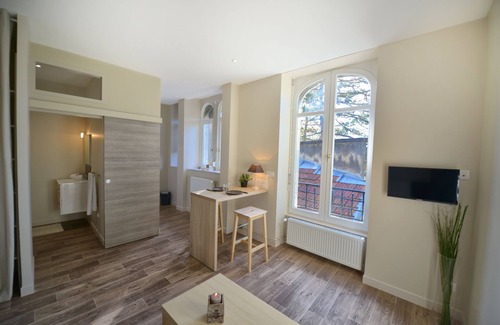 Besancon Apartamento | Studio Courbet-Apartamento-De Lujo-Baño con ducha-Vista al Parque