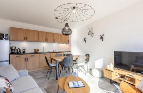 Plagne Centre Apartamento | Appartement moderne 3 pièces à Plagne Centre, balcon sud, proche pistes et commerces. - FR-1-351-125