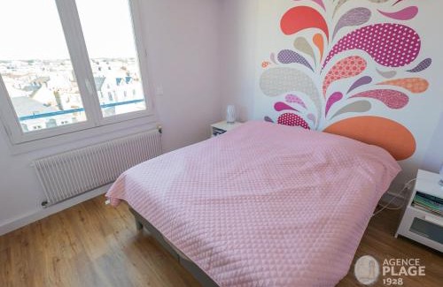 Les Sables d'Olonne Apartamento | Appartement moderne 80m² avec wifi, lave-vaisselle, balcon et vue mer - FR-1-197-539