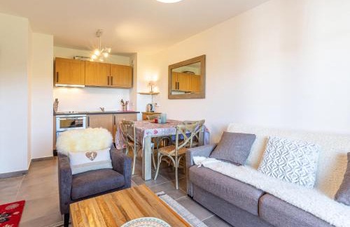 Plagne Centre Apartamento | Appartement moderne avec vue Mont Blanc, proche pistes, casier à skis et garage privatif - FR-1-351-101