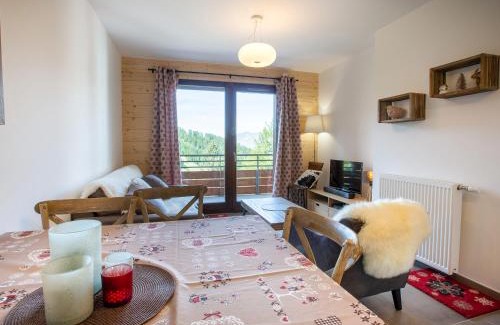 Plagne Centre Apartamento | Appartement moderne avec vue Mont Blanc, proche pistes, casier à skis et garage privatif - FR-1-351-101