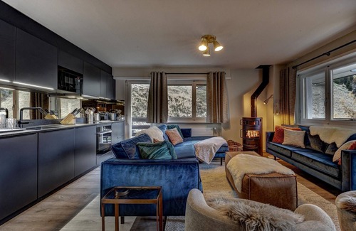 La Tzoumaz Apartamento | Appartement Mont Parrain 2627 - La Tzoumaz, 4 Vallees