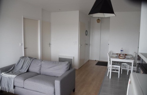 Notre-Dame-de-Monts Apartamento | Appartement neuf T2 avec balcon en centre ville à 800 m de la plage