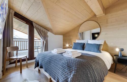 La Rosiere Apartamento | Appartement neuf rooftop, Sud, proche pistes, cheminée, wifi - FR-1-690-21