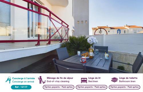 La Chaume Apartamento | Appartement pour 4 avec balcon et terrasse