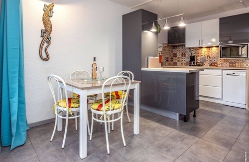 Port Leucate Apartamento | 6C-Apartamento-Moderno-Vista al Mar-Baño con ducha