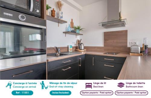 Pornic Apartamento | Appartement pour 4 face mer plage + piscine