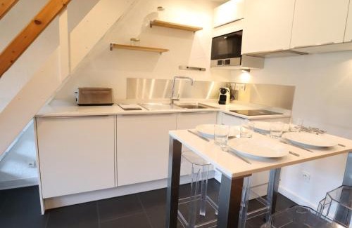 Les Gets Apartamento | Appartement rénové aux Gets, proche centre et télécabines, 1 chambre + mezzanine, parking inclus - FR-1-623-54