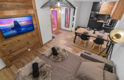Saas-Fee Apartamento | Appartement rénové avec vue panoramique et sauna